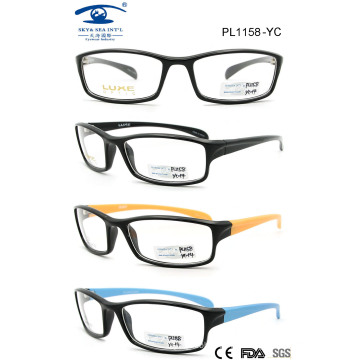 2015 Nice Square Plastic Colourful Eyewear Frame (PL1158)